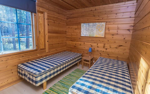 Marjarinne 8 a: Legna, Villetta, Log Cabin, Foresta, Capannone, Edifici Giardino, Larice, Woodland, Color Legno