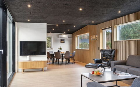 Danske - 6.8Km from the Sea: Interior Design, Parete, Pavimentazione, Soffitto, Legna, Lampada, Mobilia, Pavimento, Soggiorno, Illuminazione