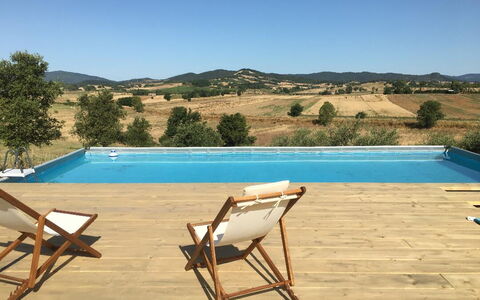 Poggio Cavallino Private Pool, Wifi, Maremma: Piscina, Mobili Da Esterno, Ricorrere, Mobilia, Lettino, Eco Hotel, Shade, Latifoglie, Sedia, Color Legno