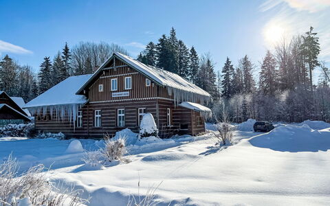 Švýcarský Dvůr Lodge: Neve, Albero, Inverno, Casa, Casa, Tetto, Villetta, Congelamento, Area Rurale, Larice