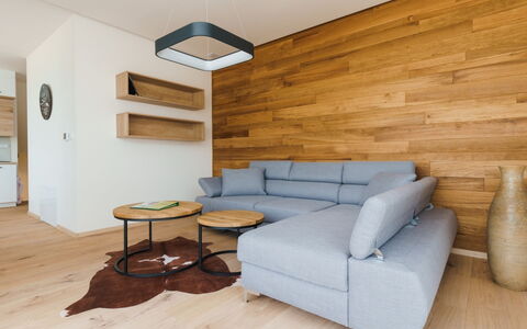 Loucna Pod Klínovcem 176: Mobilia, Pavimentazione, Interior Design, Pavimento In Legno, Legna, Pavimento, Pavimento Laminato, Soffitto, Soggiorno, Camera