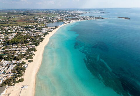 Villetta Blu Coral Seaside Salento: Blu, Giorno, Corpo D'Acqua, Risorse Idriche, Costa, Mare, Spiaggia, Costiera E Morfologie Oceanic, Orizzonte, Oceano