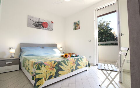 Villetta Elena, Ac, Wifi, Lido Degli Scacchi: Interior Design, Mobilia, Pavimento, Appartamento, Pavimentazione, Camera Da Letto, Camera, Casa, Letto, Lenzuolo