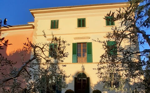 Ely Apartment In Villa, Wifi, Terricciola, Pisa: Estate, Giardino, Hacienda, Prato, Cortile, Dimora, Landscaping, Villa, Driveway, Casa Storica
