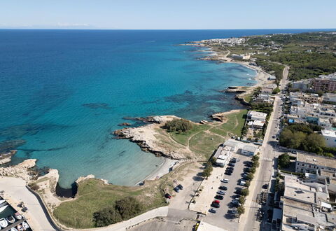 Villetta The Panoramic Rooftop, Wi-fi, San Foca: Cielo, Blu, Acqua, Risorse Idriche, Corpo D'Acqua, Costa, Costiera E Morfologie Oceanic, Spiaggia, Orizzonte, Mare