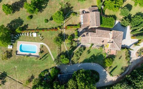 Montaione Country House Amarrante, Pool, Ac: Zona Residenziale, Casa, Paesaggio, Estate, Area Rurale, Villetta, Piscina, Prato, Agriturismo, Giardino