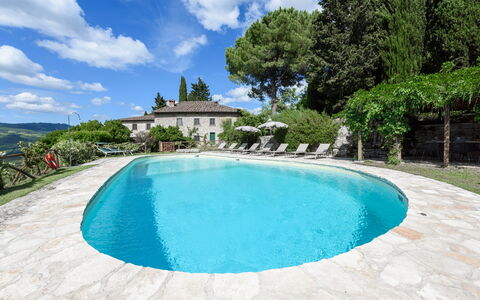 Villa Poggio La Croce: Piscina, Hacienda, Ricorrere, Estate, Terme, Villa, Eco Hotel, Landscaping, Resort Citta ', Giochi D'Acqua