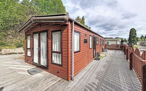 Cairn View: Legna, Deck, Latifoglie, Inverno, Log Cabin, Raccordo, Plank, Neve, Congelamento