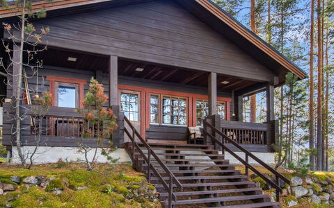 Pirkonlahti: Legna, Latifoglie, Villetta, Casa, Plank, Portico, Raccordo, Color Legno, Log Cabin, Legname