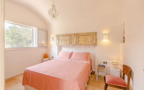Trullo Della Quercia: Interior Design, Mobilia, Parete, Camera Da Letto, Pavimentazione, Pavimento, Letto, Soffitto, Camera, Legna