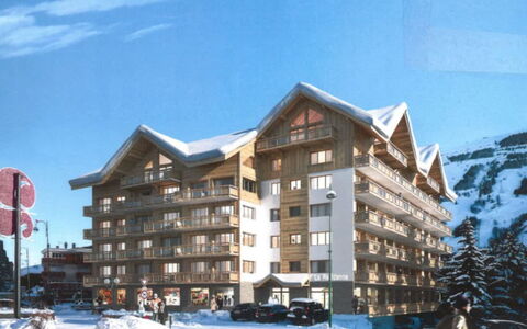 Résidence B: Appartamento, Inverno, Neve, Condominio, Congelamento, Geomorfologia Glaciale, Alpi, Paesino Di Montagna, Hotel, Balcone