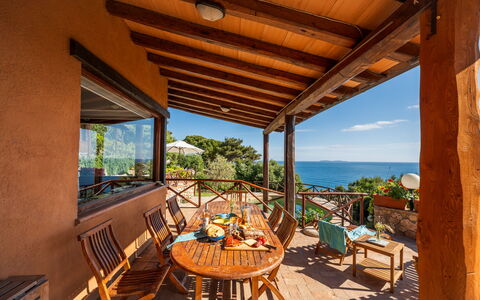 Villa Argentina: Legna, Ricorrere, Eco Hotel, Mobili Da Esterno, Shade, Mare, Costa, Sedia, Balcone, Oceano
