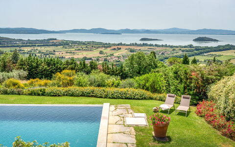Villa Domus Papi: Piscina, Estate, Ricorrere, Giardino, Landscaping, Agriturismo, Villetta, Eco Hotel, Villa, Backyard
