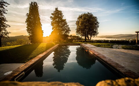 Villa Cotogna: Natura, Paesaggio Naturale, Paesaggio, Riflessione, Sera, Luce Del Sole, Crepuscolo, Alba, Mattina, Tramonto