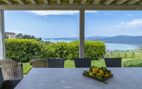 Villa Cotogna: Mobilia, Shade, Mobili Da Esterno, Sedia, Portico, Tavolo Esterno, Ricorrere, Eco Hotel, Balcone, Cucina & Sala Da Pranzo Tavolo