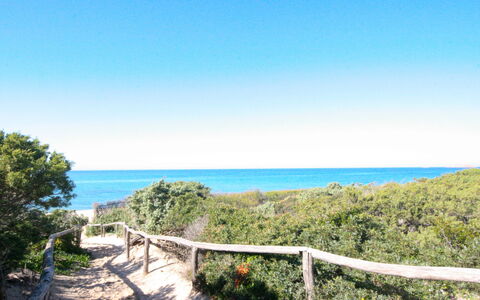 Badesi 10: Blu, Orizzonte, Mare, Costiera E Morfologie Oceanic, Costa, Oceano, Spiaggia, Riva, Recinzione, Corrimano