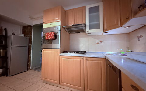 Apartment Niko, Private Garden, Wifi - Opatija: Elettrodomestico Da Cucina, Cucina, Controsoffitto, Apparecchio Major, Cabinetry, Lavandino Della Cucina, Legna, Elettrodomestico, Cucina Stufa, Interior Design