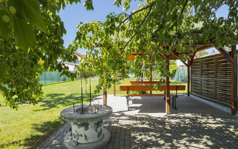 Gyula: Shade, Giardino, Parco, Struttura Esterna, Backyard, Eco Hotel, Pergola