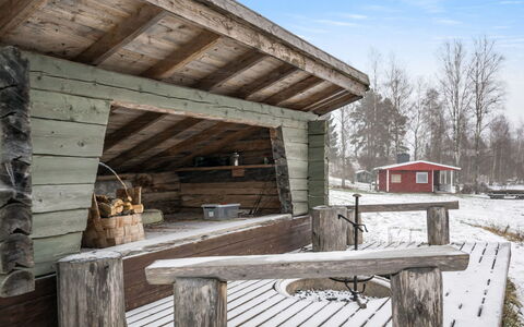 Jutila: Legna, Villetta, Casa, Log Cabin, Legname, Raccordo, Latifoglie, Materiali Naturali, Edifici Giardino, Capanna