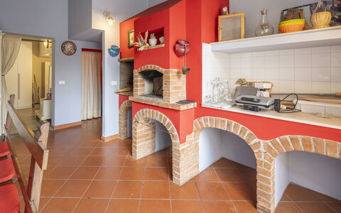 Casa Michela Casalguidi, Garden, Wifi: Interior Design, Pavimentazione, Mobilia, Soffitto, Pavimento, Camera, Sedia, Piastrella, Cucina, Color Legno