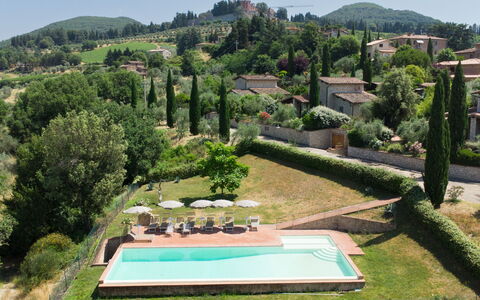 Gaiole in Chianti 915: Collina, Arbusto, Estate, Hill Station, Agriturismo, Piscina, Eco Hotel, Hacienda, Giardino, Villa