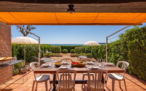 Sainte Maxime 194: Mobilia, Mobili Da Esterno, Tavolo, Tavolo Esterno, Sedia, Cucina & Sala Da Pranzo Tavolo, Giardino, Terrazza, Shade, Ricorrere