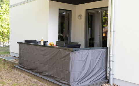 Loddin-Kölpinsee 100: Shade, Balcone, Struttura Esterna