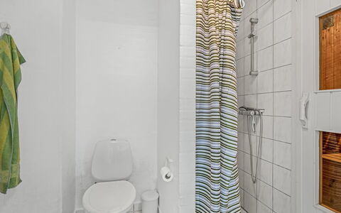 Nikolce - 300M to the Fjord: Parete, Toilet Seat, Idraulico Fixture, Pavimentazione, Pavimento, Bagno, Gabinetto, Interior Design, Tenda Doccia, Lavandino Del Bagno