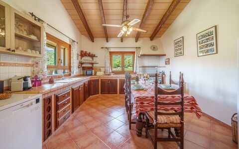 Paratge de Fangar: Mobilia, Pavimentazione, Legna, Interior Design, Soffitto, Cucina, Pavimento, Controsoffitto, Camera, Cabinetry
