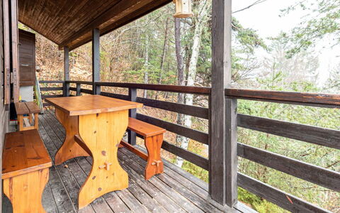 Les Cochettes: Legna, Portico, Latifoglie, Color Legno, Corrimano, Plank, Deck, Villetta, Shade, Soffitto