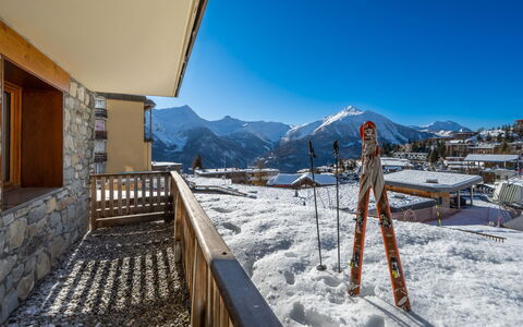T. Bergerie: Montagna, Catena Montuosa, Hill Station, Valle, Inverno, Geomorfologia Glaciale, Alpi, Neve, Congelamento, Cresta
