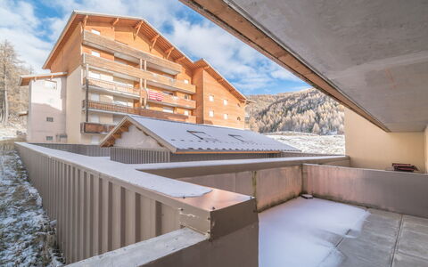 C. du Verdon: Appartamento, Inverno, Soffitto, Neve, Congelamento, Balcone, Illuminazione Diurna, Raccordo, Paesino Di Montagna, Geomorfologia Glaciale