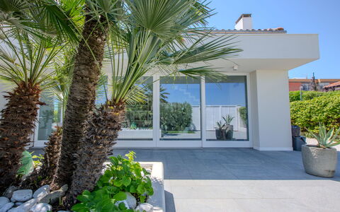 Villa Rosa Del Mare: Woody Impianto, Giardino, Landscaping, Shade, Eco Hotel, Pianta Della Casa, Tropici, Passerella, Villa