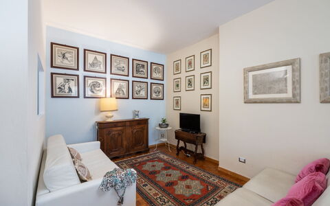 Casamia Tuscan Oasis: 4Br Panoramic Penthouse, Sky: Interior Design, Mobilia, Pavimentazione, Divano, Pavimento, Cornice, Soggiorno, Camera, Soffitto, Illuminazione