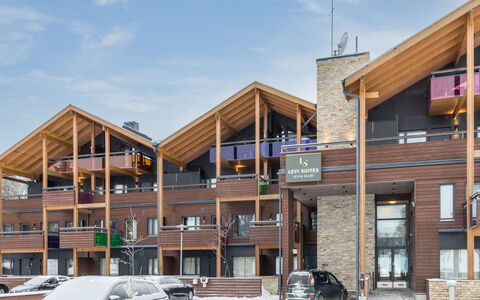Levin Laf: Legna, Neve, Inverno, Villetta, Congelamento, Casa, Log Cabin, Larice, Raccordo