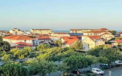 Mimizan 217: Giorno, Zona Residenziale, Zona Urbana, Tetto, Cittadina, Casa, Casa, Quartiere, Orizzonte, Paesaggio