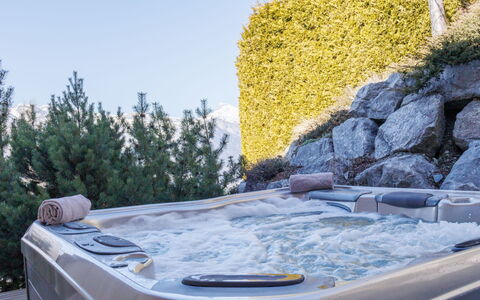 Chalet Roose: Vasca Da Bagno, Vasca Idromassaggio, Idraulico Fixture, Inverno, Giochi D'Acqua, Piscina, Vaso Di Fiori, Pianta Della Casa