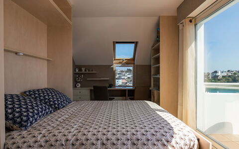 Entre Port et Plages: Interior Design, Mobilia, Camera Da Letto, Parete, Pavimentazione, Legna, Pavimento, Letto, Camera, Tessile