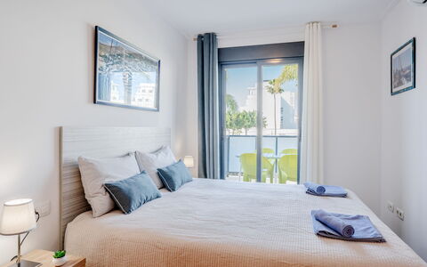 Las Dunas Oliva Nova: Interior Design, Mobilia, Pavimento, Pavimentazione, Letto, Camera Da Letto, Appartamento, Casa, Camera, Lenzuolo
