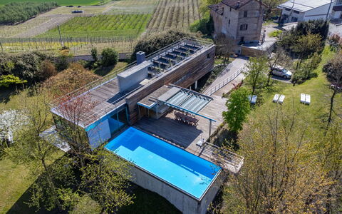 Stordita: Piscina, Ricorrere, Materiale Composito, Eco Hotel, Terme, Estate, Villa, Design, Hotel, Giochi D'Acqua