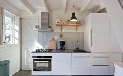 Residence Domburg: Cucina, Elettrodomestico Da Cucina, Apparecchio Major, Controsoffitto, Pavimentazione, Legna, Cabinetry, Interior Design, Mobilia, Pavimento