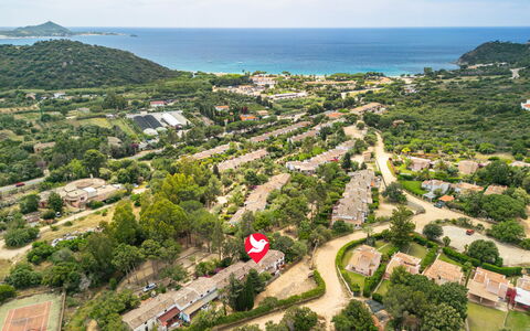 Casa ai Mandorli: Visione Globale, Zona Residenziale, Fotografia Aerea, Paesaggio, Urban Design, Insediamento Umano, Sobborgo, Villaggio, Piantagione
