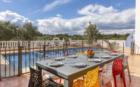 Hacienda Azahar: Mobili Da Esterno, Giardino, Tavolo Esterno, Sedia, Shade, Landscaping, Backyard, Cortile, Eco Hotel, Cucina & Sala Da Pranzo Tavolo