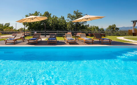Perva: Blu, Piscina, Mobili Da Esterno, Ricorrere, Tempo Libero, Eco Hotel, Lettino, Shade, Ombrello, Resort Citta '