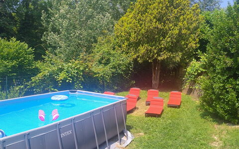 Cottage Wisteria: Giardino, Prato, Backyard, Tempo Libero, Plastica, Shade, Cortile, Piscina, Parco