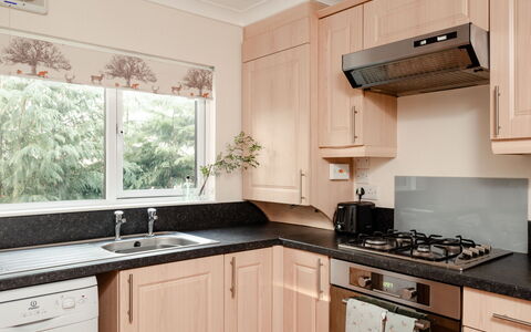 Lodge 7: Cucina, Elettrodomestico Da Cucina, Controsoffitto, Apparecchio Major, Cabinetry, Interior Design, Cucina Stufa, Stufa, Mobilia, Stufa A Gas