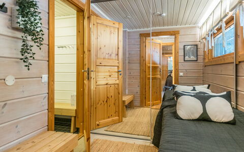 Casa Vierumäki: Mobilia, Interior Design, Pavimentazione, Pavimento, Tavolo, Soffitto, Cucina & Sala Da Pranzo Tavolo, Illuminazione, Sedia, Casa