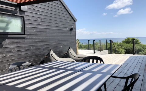 Valia - 20M from the Sea: Legna, Mobili Da Esterno, Deck, Latifoglie, Plank, Pavimento In Legno, Portico, Shade, Boardwalk