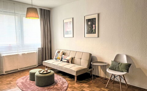 Apartment Magdalena: Mobilia, Interior Design, Pavimentazione, Pavimento, Legna, Camera, Divano, Soggiorno, Illuminazione, Casa