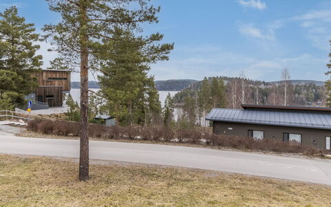 Villa Kaarina: Albero, Banca, Casa, Villetta, Lago, Stagno, Foresta, Log Cabin